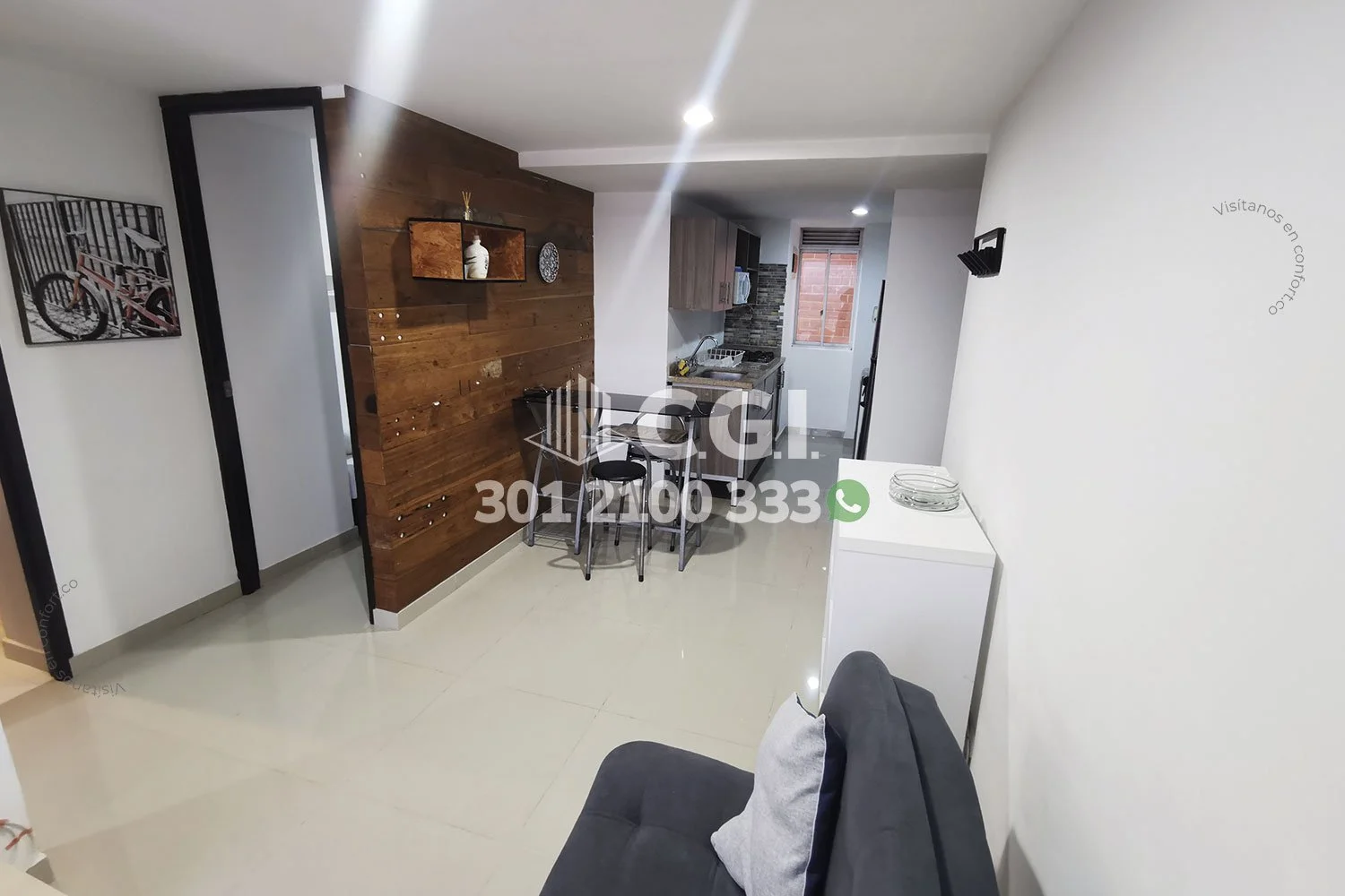 APARTAMENTO AMOBLADO EN CRISTO REY - GUAYABAL 19005246 COP/USD — foto 4