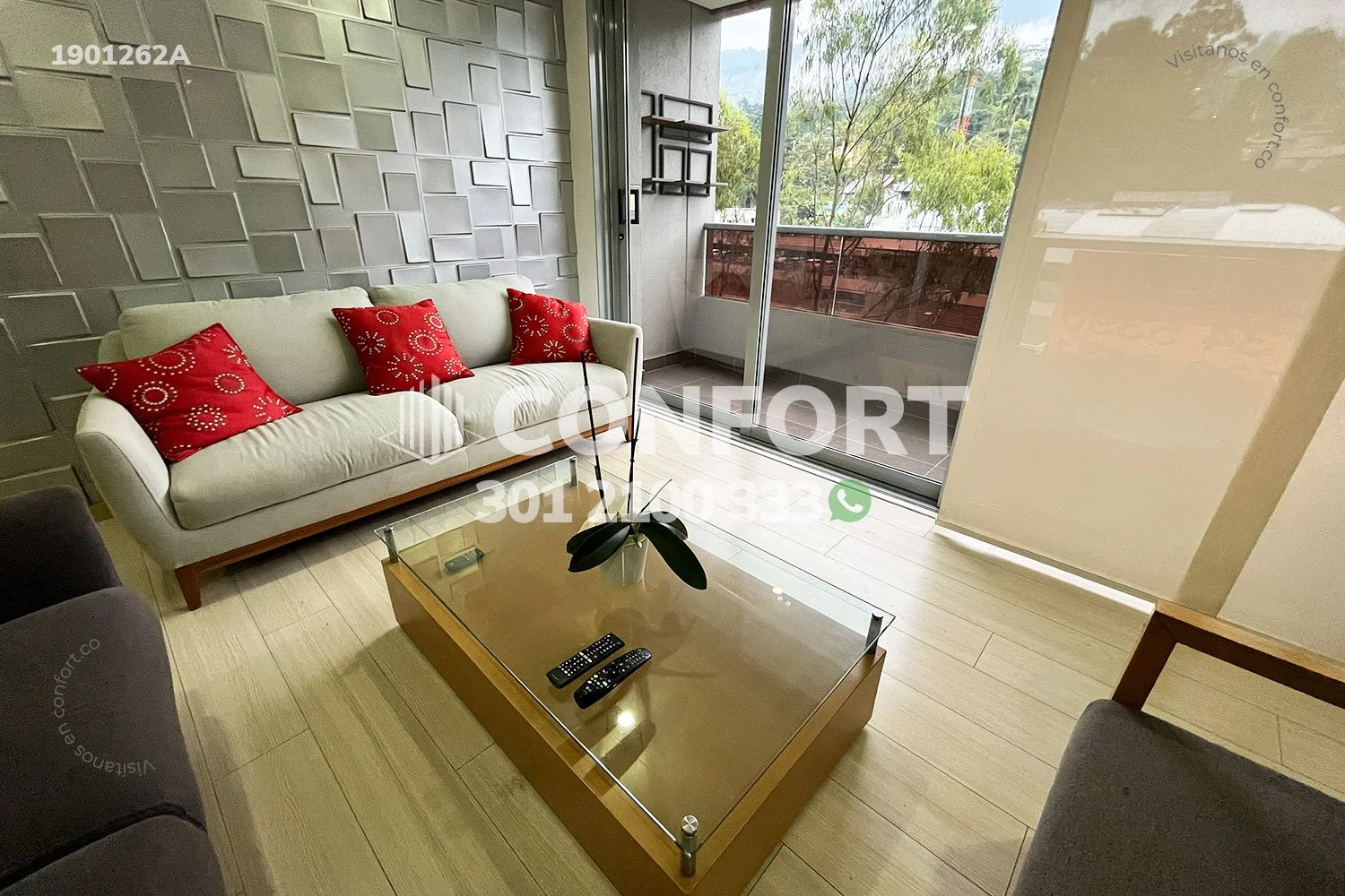 APARTAMENTO AMOBLADO EN CUMBRES - ENVIGADO 1901262A COP/USD — foto 3