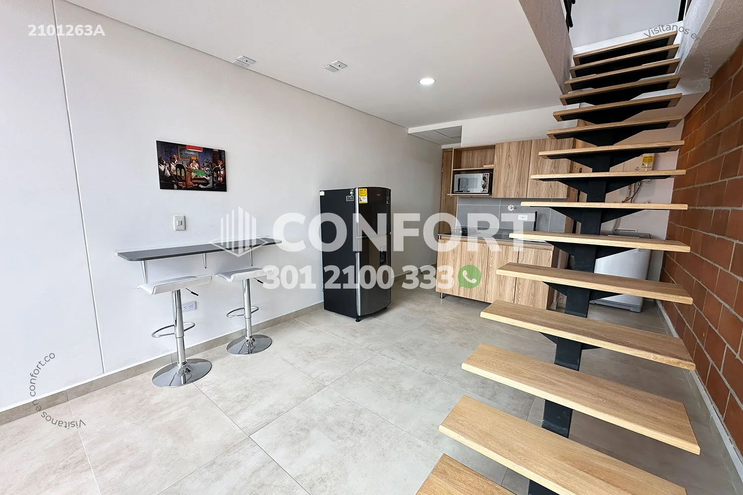 APARTAESTUDIO EN LAURELES 2101263A COP/USD — foto 3