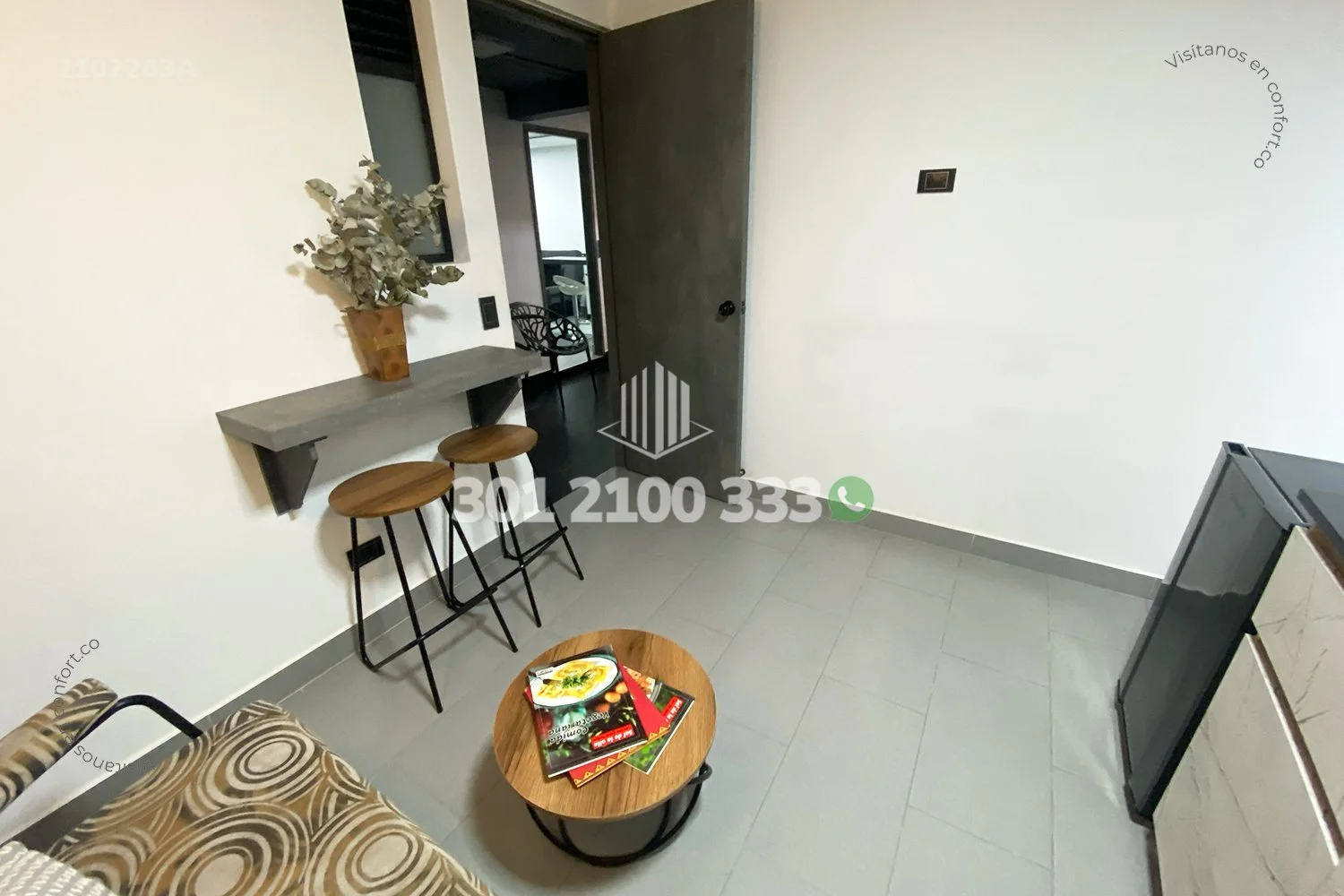 APARTAESTUDIO AMOBLADO EN LAURELES 2102263A — foto 4