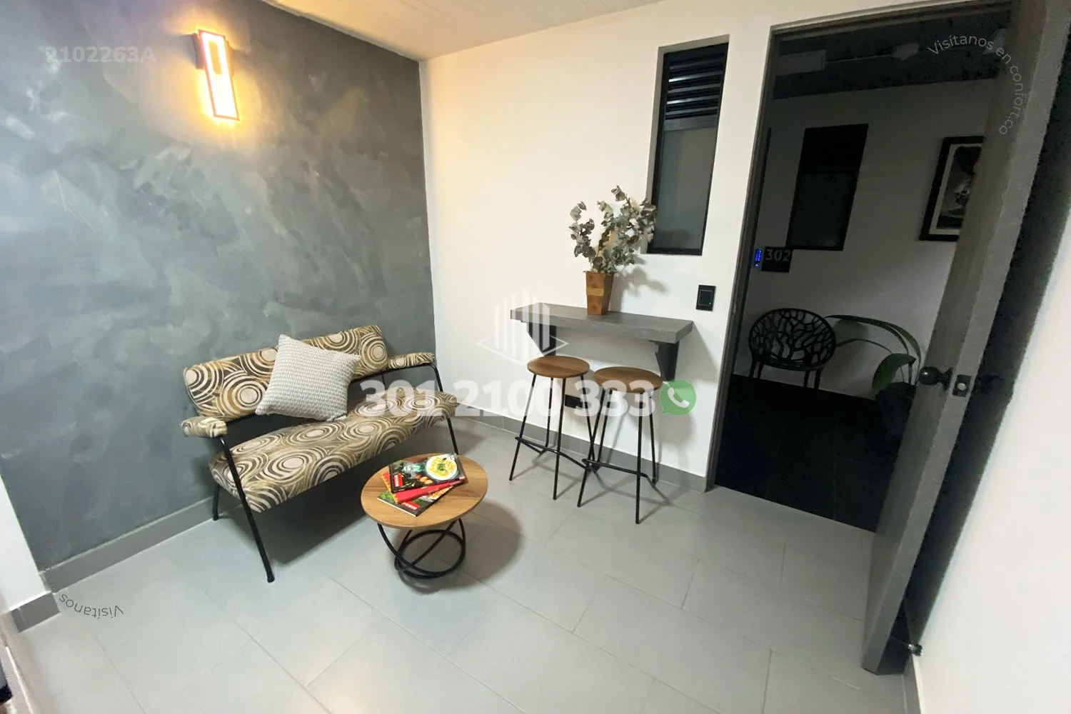 APARTAESTUDIO AMOBLADO EN LAURELES 2102263A — foto 3