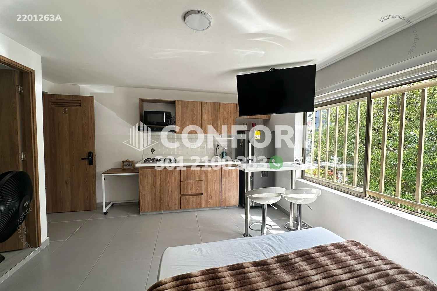 APARTAESTUDIO AMOBLADO EN LAURELES 2201263A — foto 4
