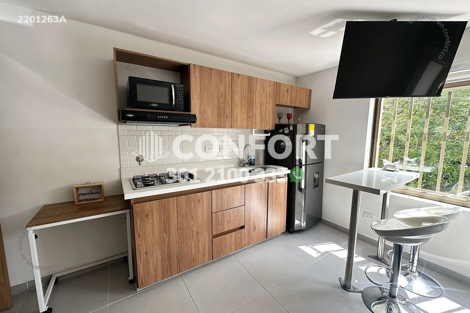 APARTAESTUDIO AMOBLADO EN LAURELES 2201263A — foto 2