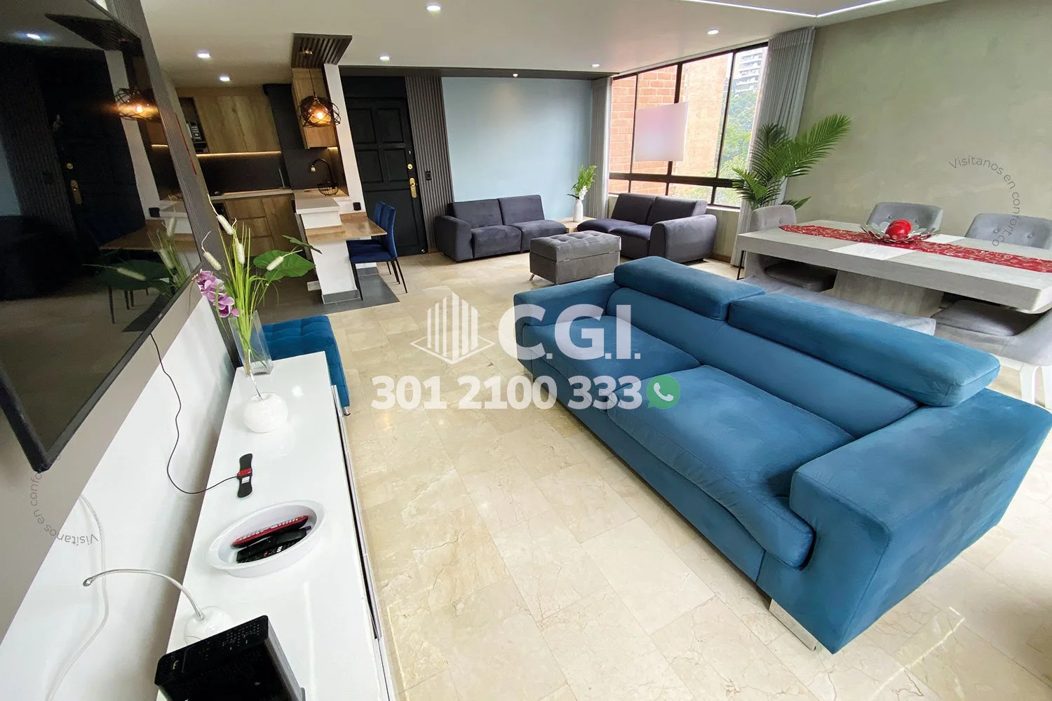 APARTAMENTO AMOBLADO EN EL POBLADO 2205241 COP/USD — foto 3
