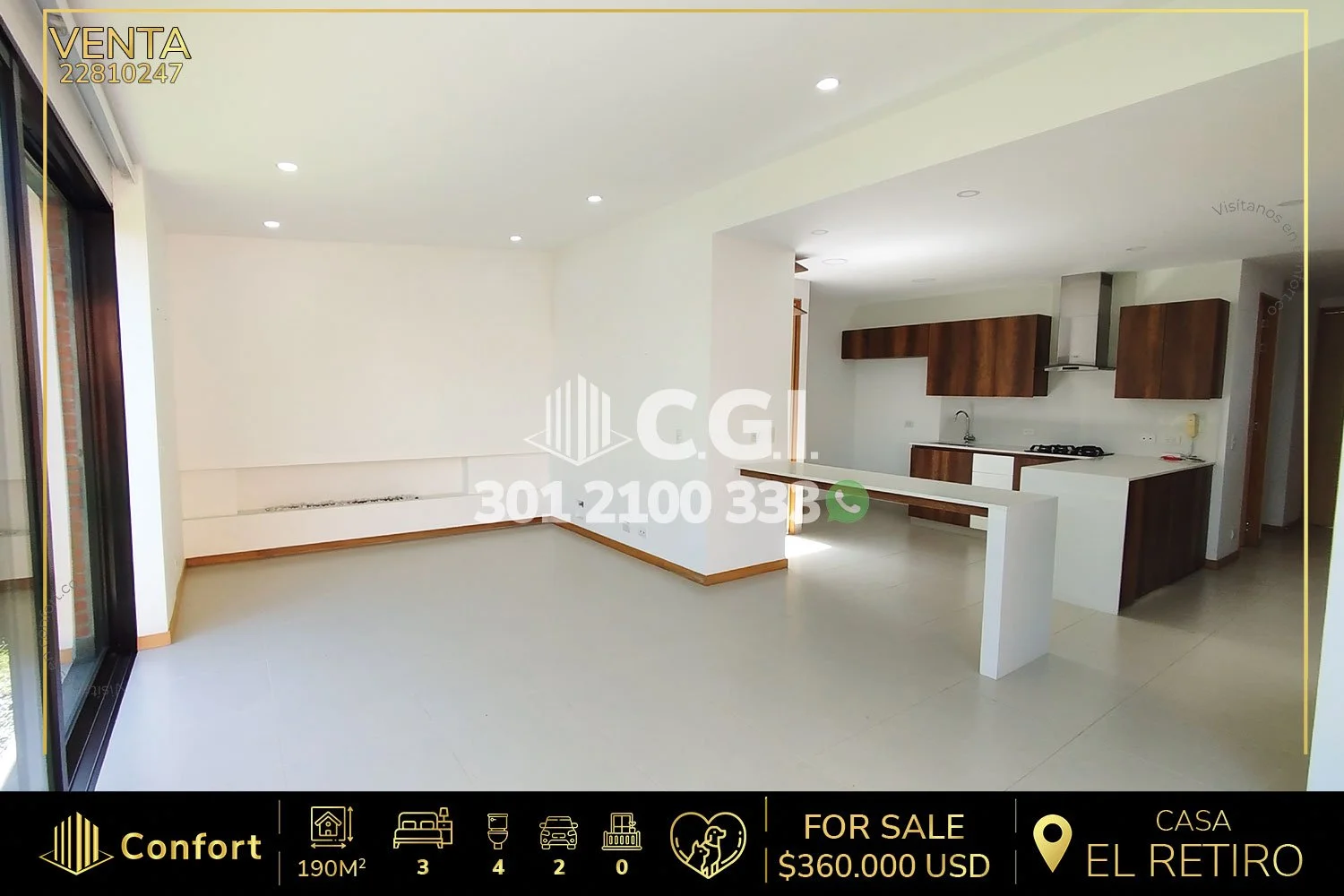 CASA EN EL RETIRO - ANTIOQUIA 22810247 COP/USD — foto 1