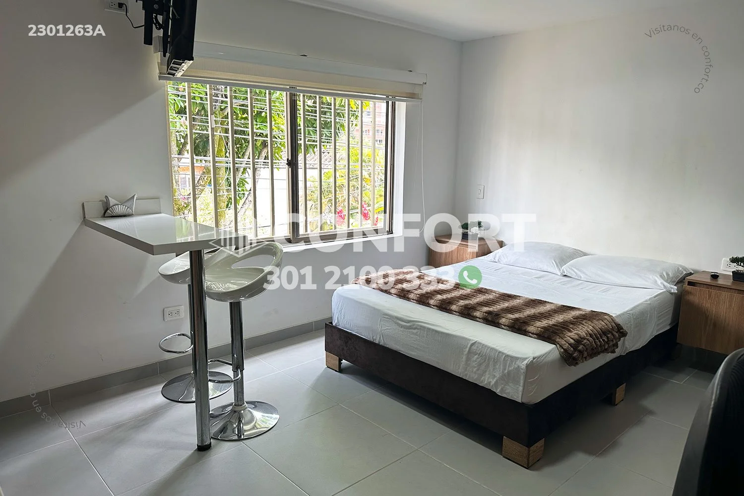 APARTAESTUDIO AMOBLADO EN LAURELES 2301263A COP/USD — foto 3
