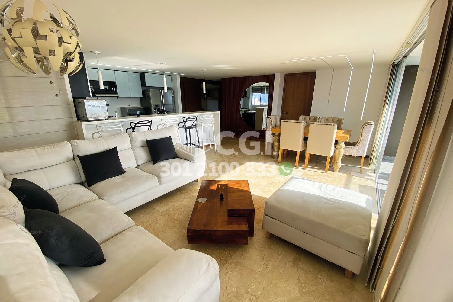 APARTAMENTO AMOBLADO EN LAS PALMAS - EL POBLADO 25411241 COP/USD — foto 3