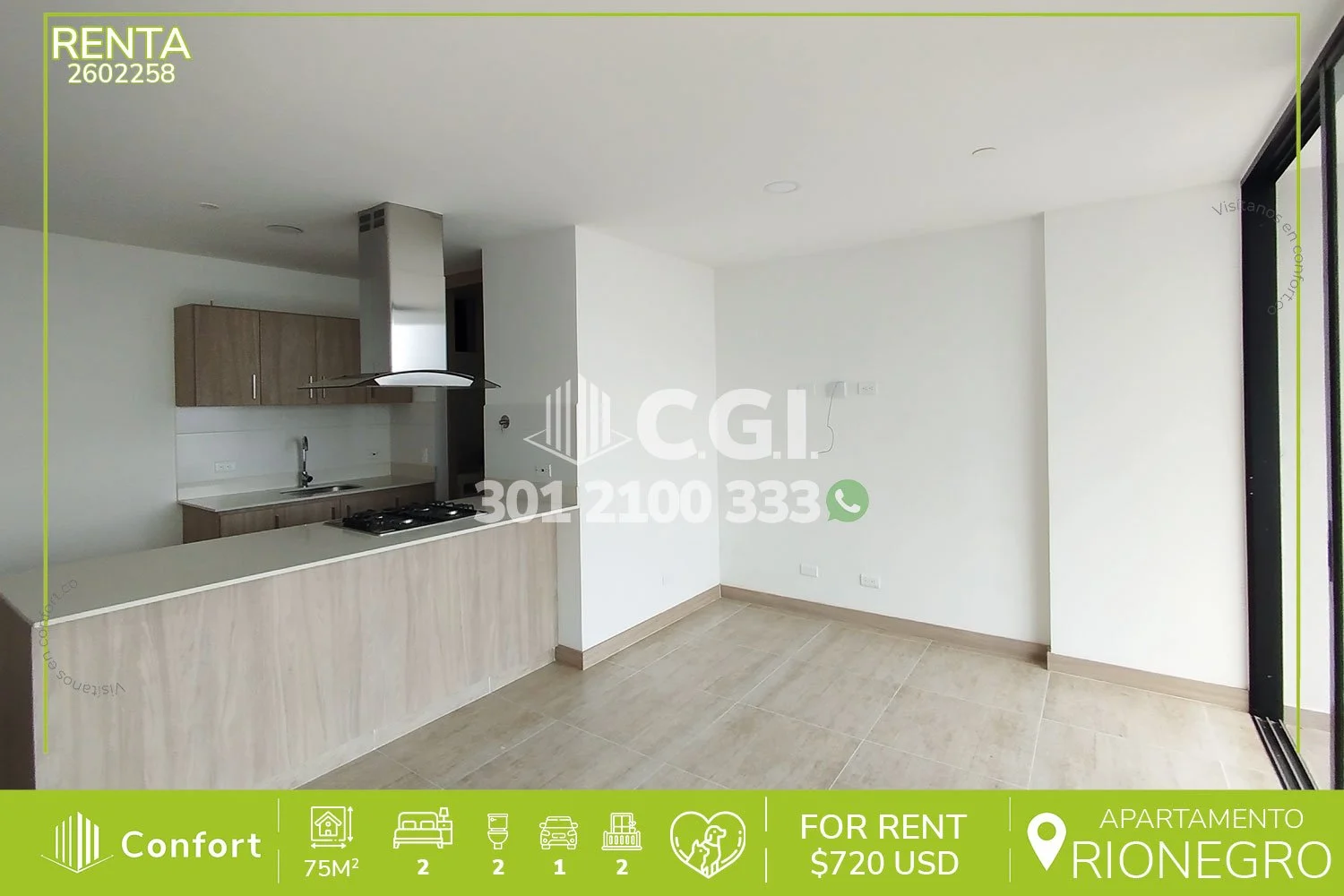 APARTAMENTO EN RIONEGRO - ANTIOQUIA 2602258 COP/USD — foto 1