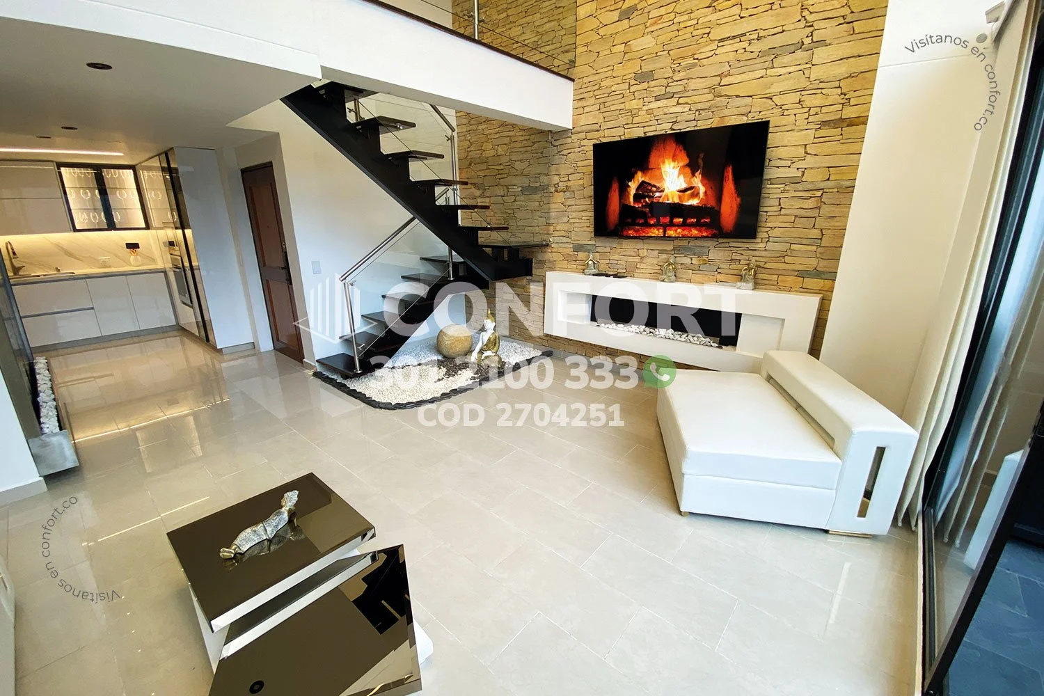 APARTAMENTO AMOBLADO EN LA FRONTERA - EL POBLADO 2704251 COP/USD — foto 3