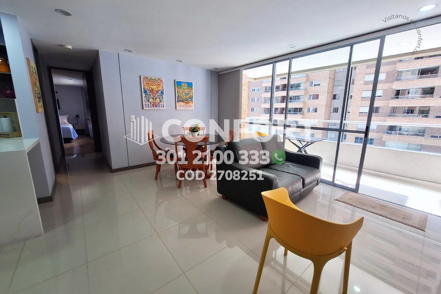 APARTAMENTO EN CIUDAD DEL RÍO - EL POBLADO 2708251 COP/USD — foto 2