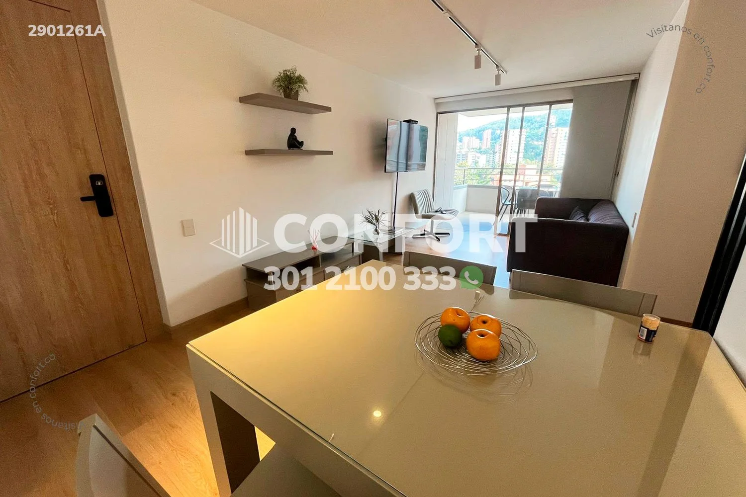 APARTAMENTO AMOBLADO EN VIZCAYA - POBLADO 2901261A COP/USD — foto 3
