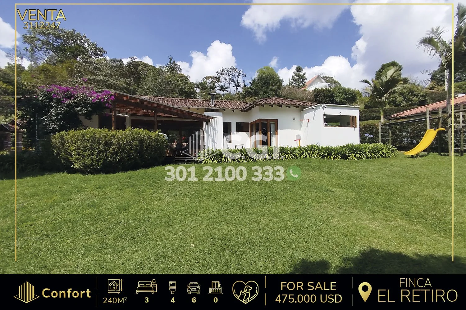 FINCA EN EL RETIRO - ANTIOQUIA 3112247 COP/USD — foto 1