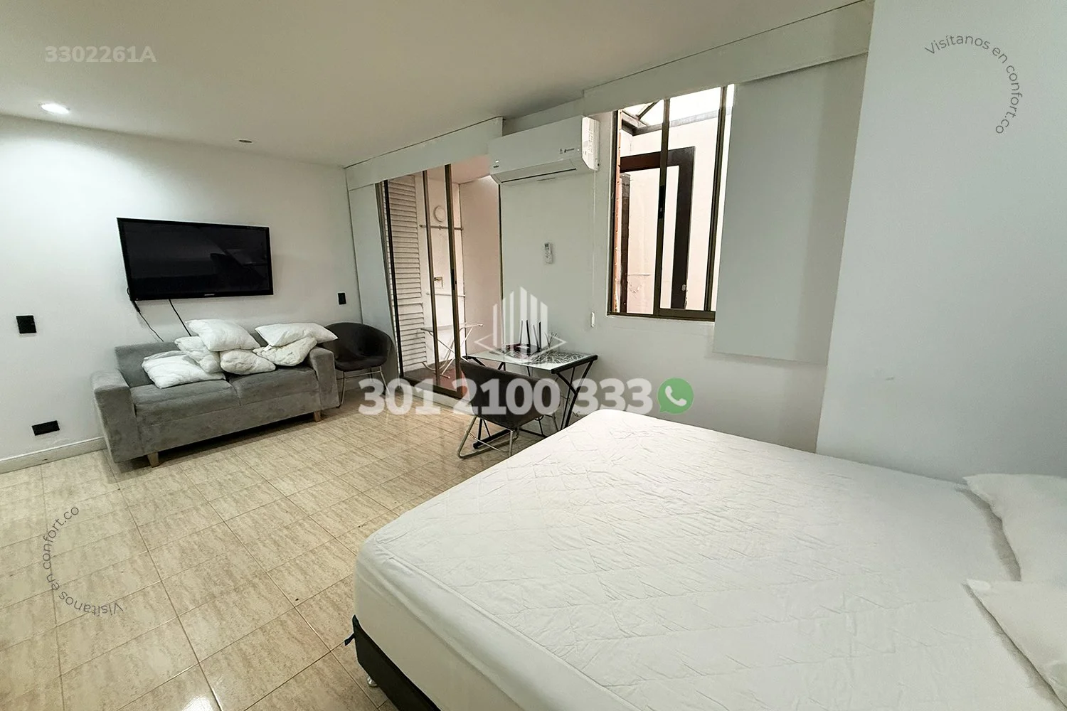 APARTAESTUDIO AMOBLADO EN LAS LOMAS - EL POBLADO 3302261A — foto 3