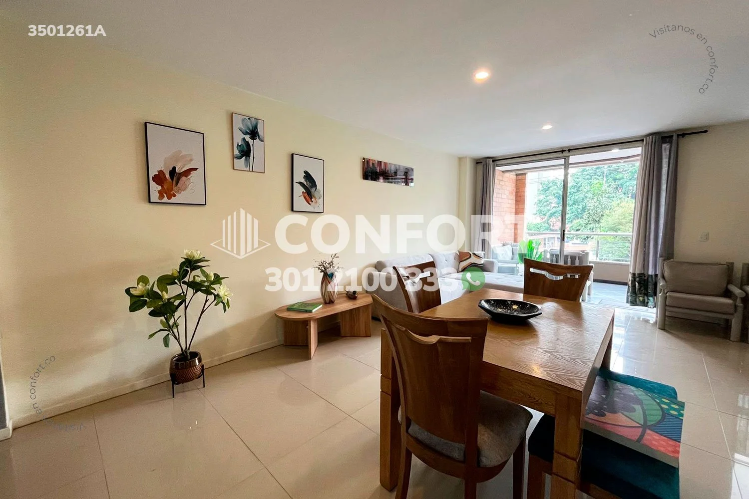 APARTAMENTO AMOBLADO EN CASTROPOL - EL POBLADO 3501261A COP/USD — foto 3