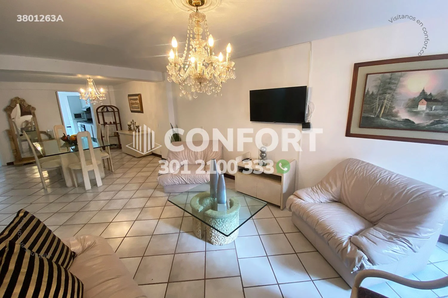 APARTAMENTO AMOBLADO EN LAURELES 13801263A COP/USD — foto 2