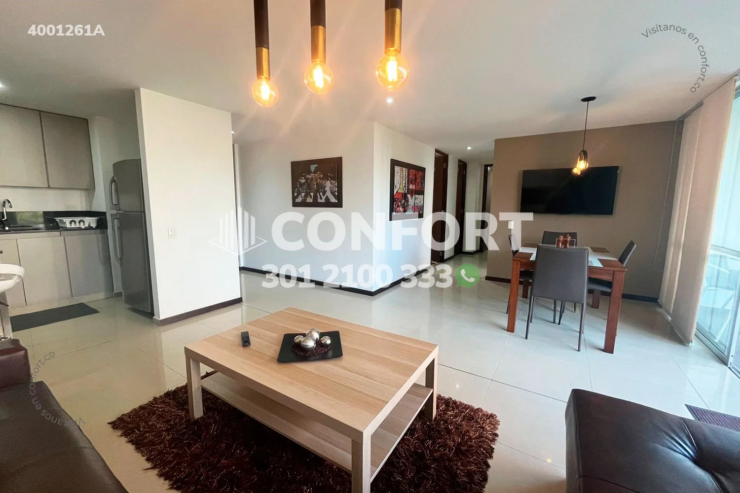 APARTAMENTO AMOBLADO EN LOS BALSOS - EL POBLADO 4001261A COP/USD — foto 4