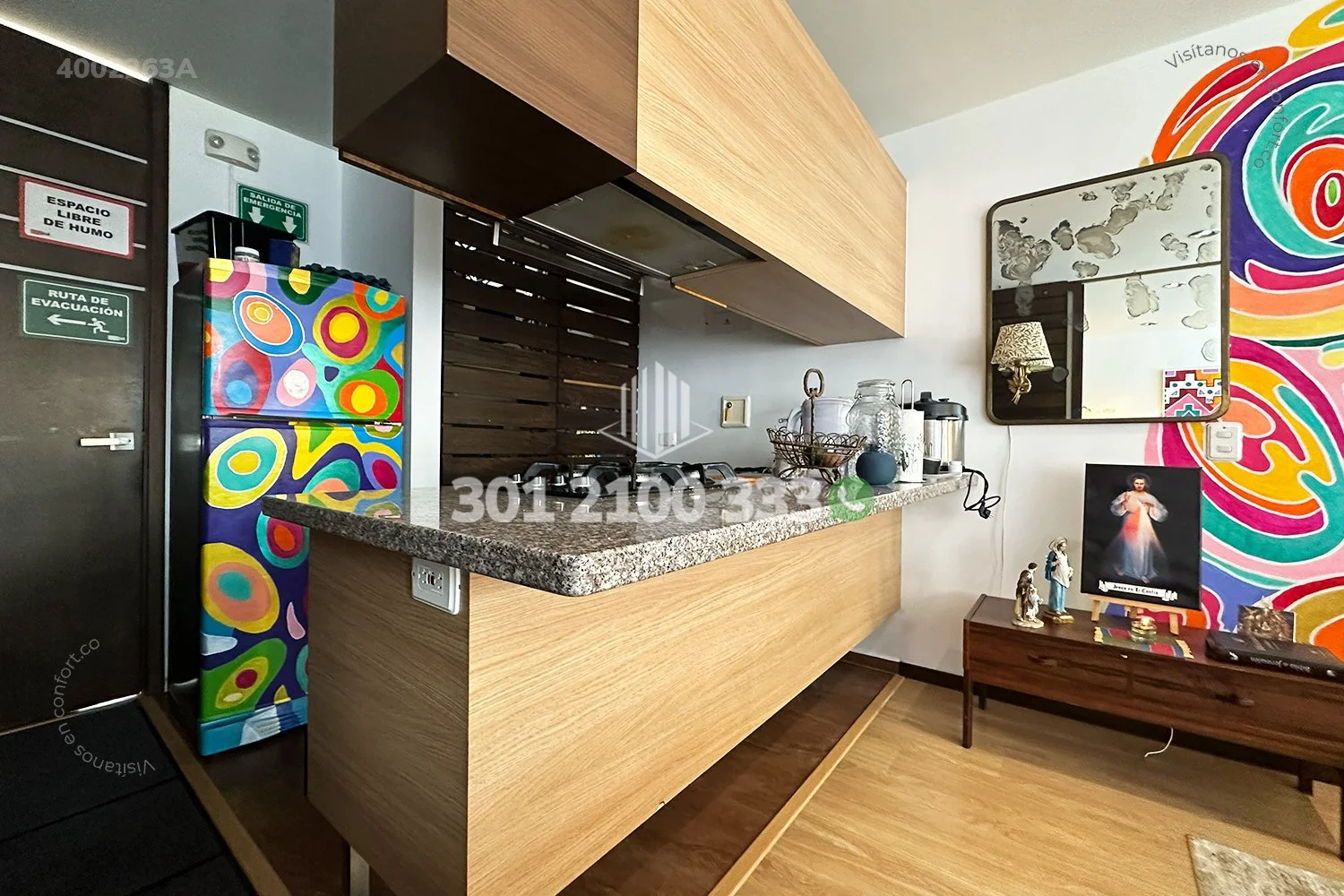 APARTAESTUDIO AMOBLADO EN CONQUISTADORES - MEDELLÍN 4002263A — foto 4