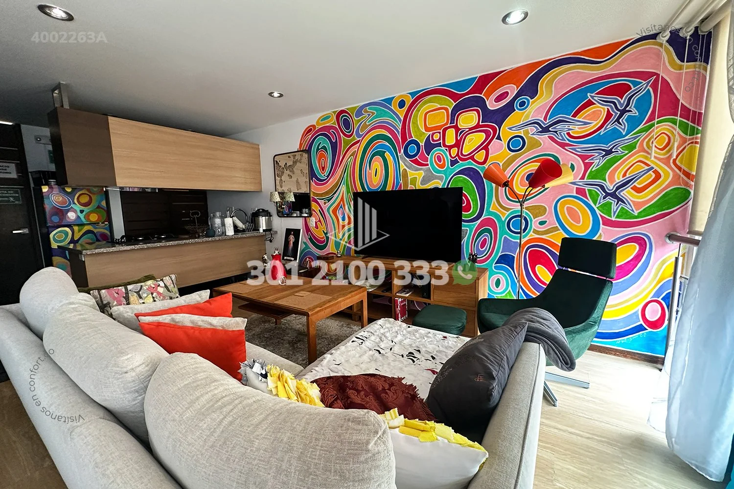 APARTAESTUDIO AMOBLADO EN CONQUISTADORES - MEDELLÍN 4002263A — foto 3