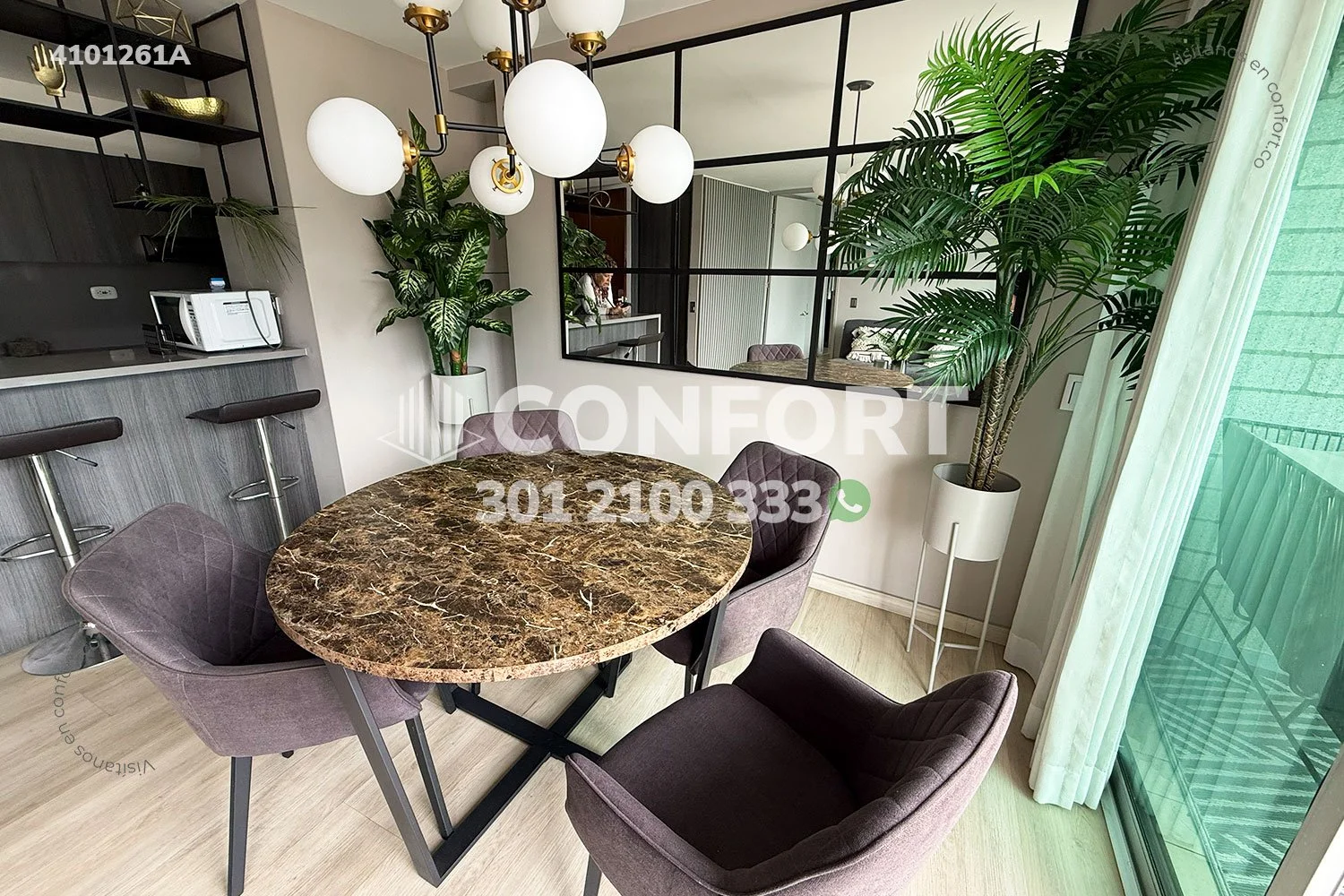 APARTAESTUDIO AMOBLADO EN LOS BALSOS - EL POBLADO 4101261A COP/USD — foto 4
