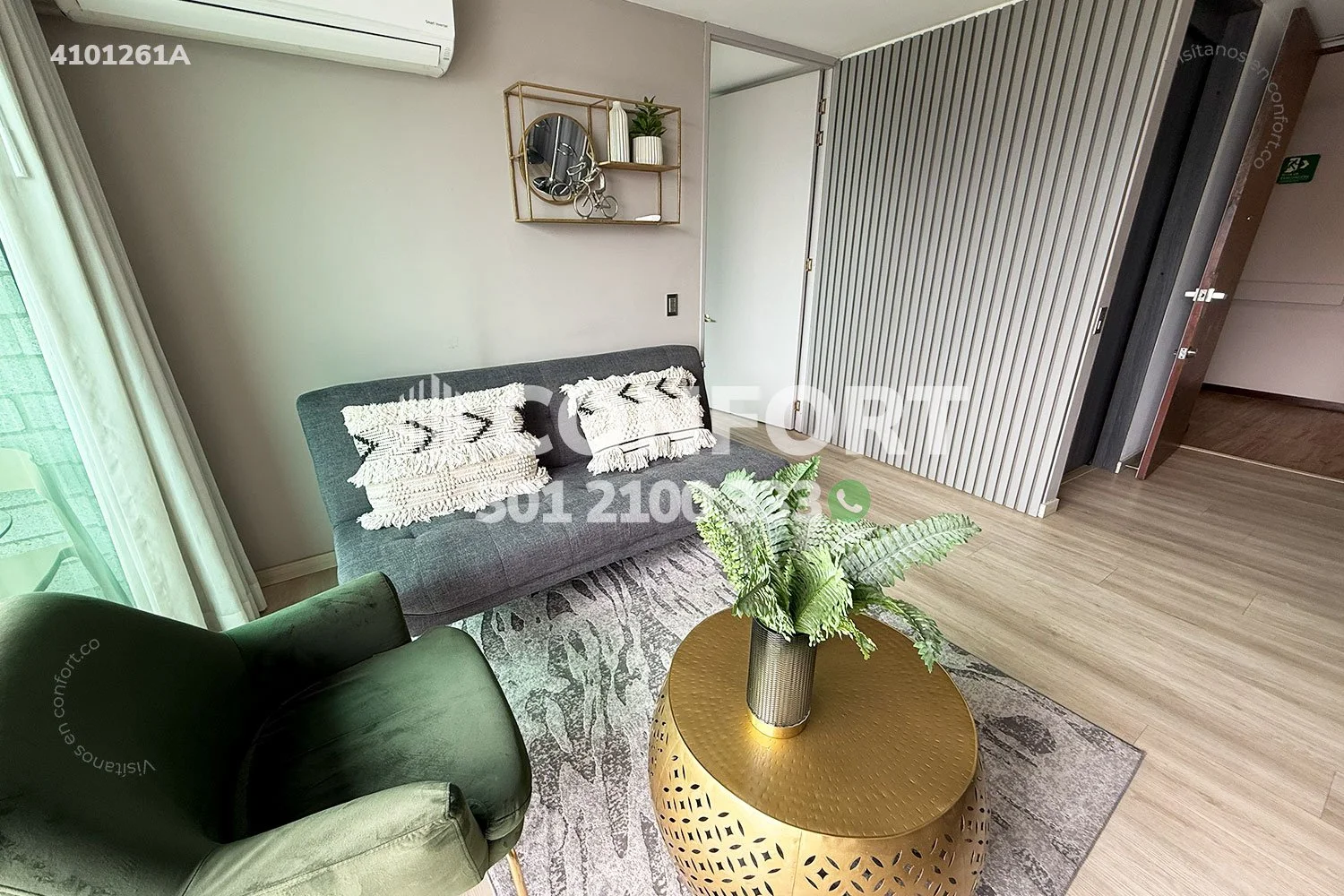 APARTAESTUDIO AMOBLADO EN LOS BALSOS - EL POBLADO 4101261A COP/USD — foto 3