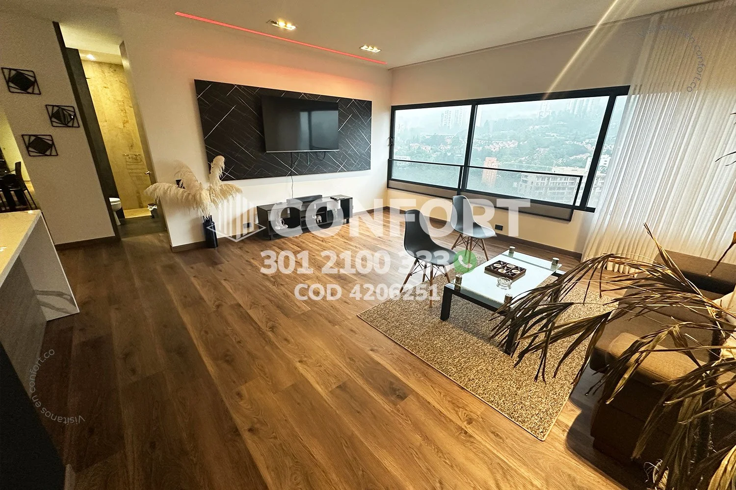 APARTAMENTO AMOBLADO EN EL CAMPESTRE - EL POBLADO 4206251 COP/USD — foto 4