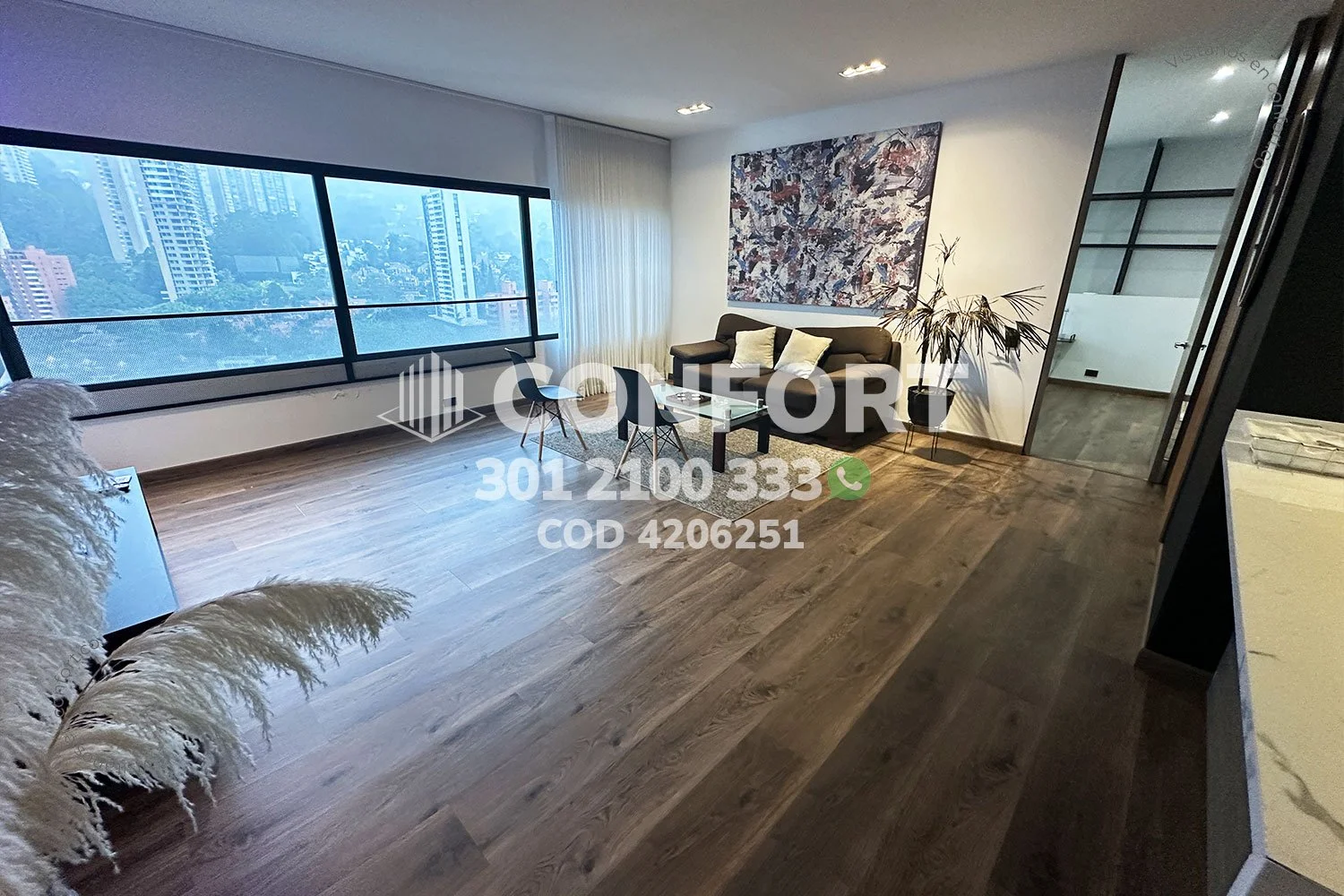 APARTAMENTO AMOBLADO EN EL CAMPESTRE - EL POBLADO 4206251 COP/USD — foto 2