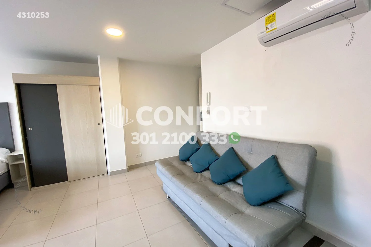 APARTAESTUDIO AMOBLADO EN LAURELES 4310253 — foto 3