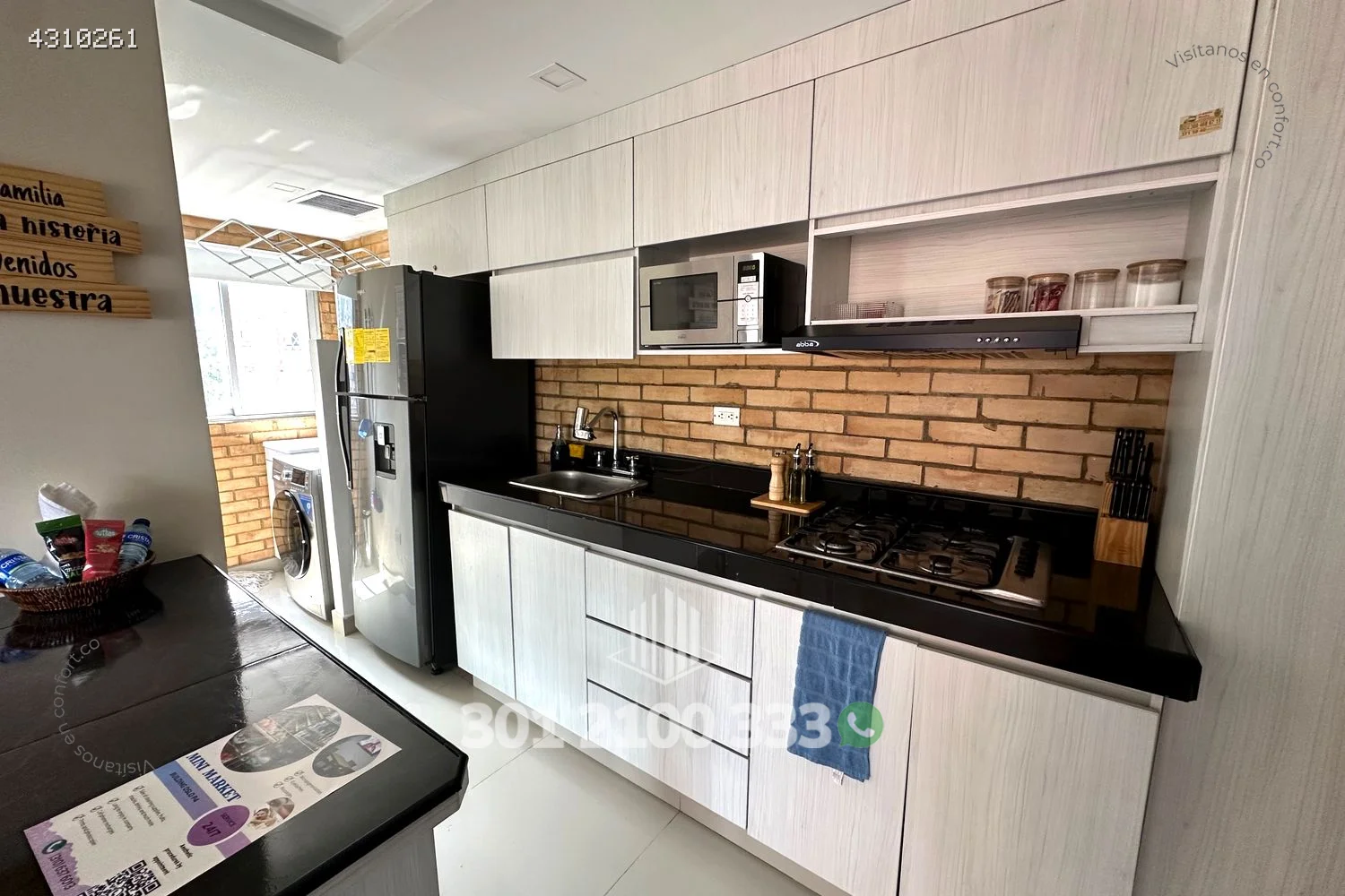 APARTAESTUDIO TIPO LOFT AMOBLADO EN EL TESORO - EL POBLADO 4310261 — foto 3