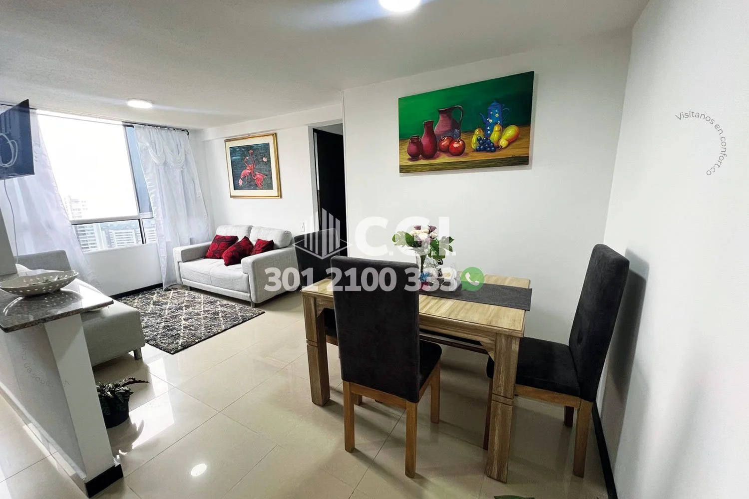 APARTAMENTO AMOBLADO EN LA LOMA DEL INDIO 4505241 COP/USD — foto 3