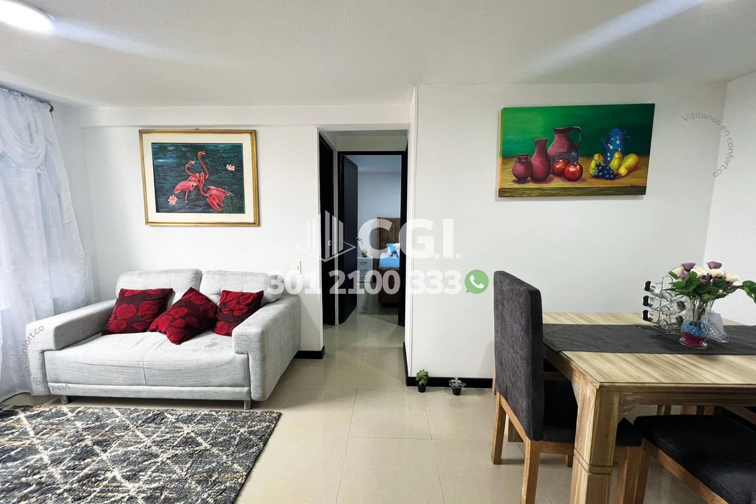 APARTAMENTO AMOBLADO EN LA LOMA DEL INDIO 4505241 COP/USD — foto 4