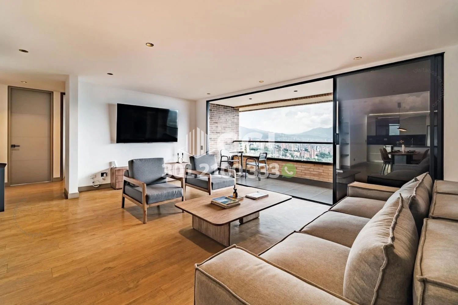 APARTAMENTO AMOBLADO EN LAS SANTAS - EL POBLADO 4506241 COP/USD — foto 4