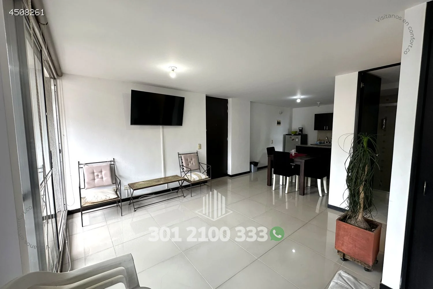APTO AMOBLADO EN CIUDAD DEL RÍO - EL POBLADO 4508261 — foto 3