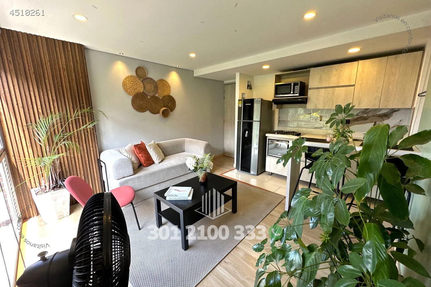 APARTAESTUDIO AMOBLADO EN EL TESORO - EL POBLADO 4510261 — foto 4