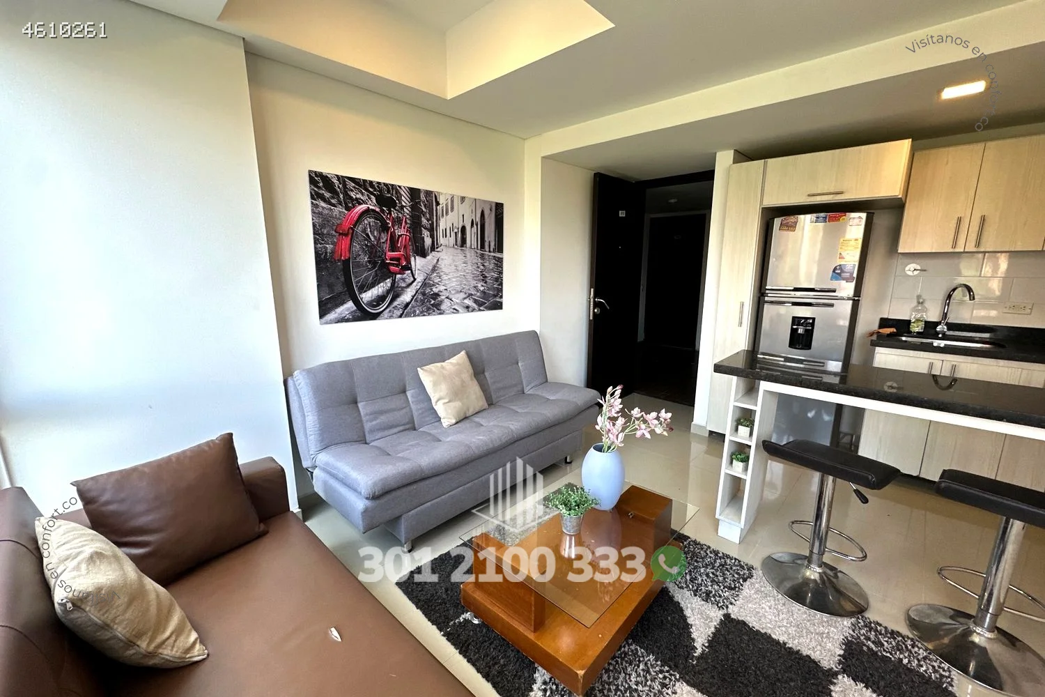 APARTAESTUDIO AMOBLADO EN EL TESORO - EL POBLADO 4610261 — foto 3