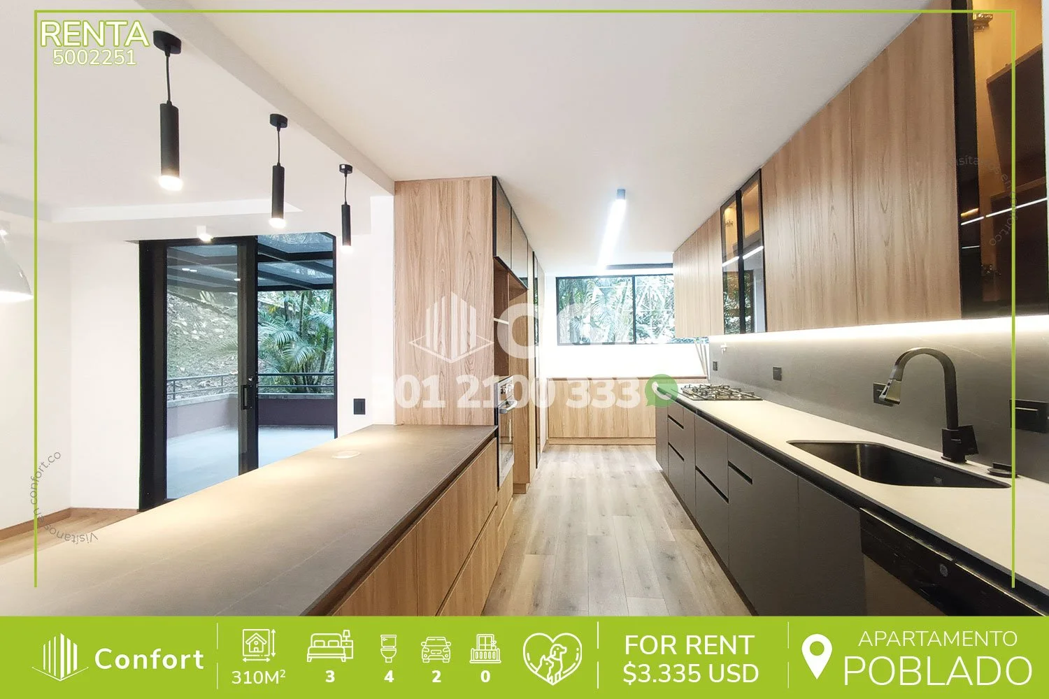 APARTAMENTO EN LAS PALMAS - EL POBLADO 5002251 COP/USD — foto 1