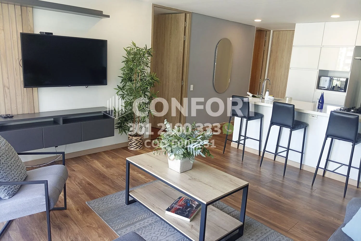 APARTAMENTO AMOBLADO EN EL CAMPESTRE - EL POBLADO 5005251 COP / USD — foto 4