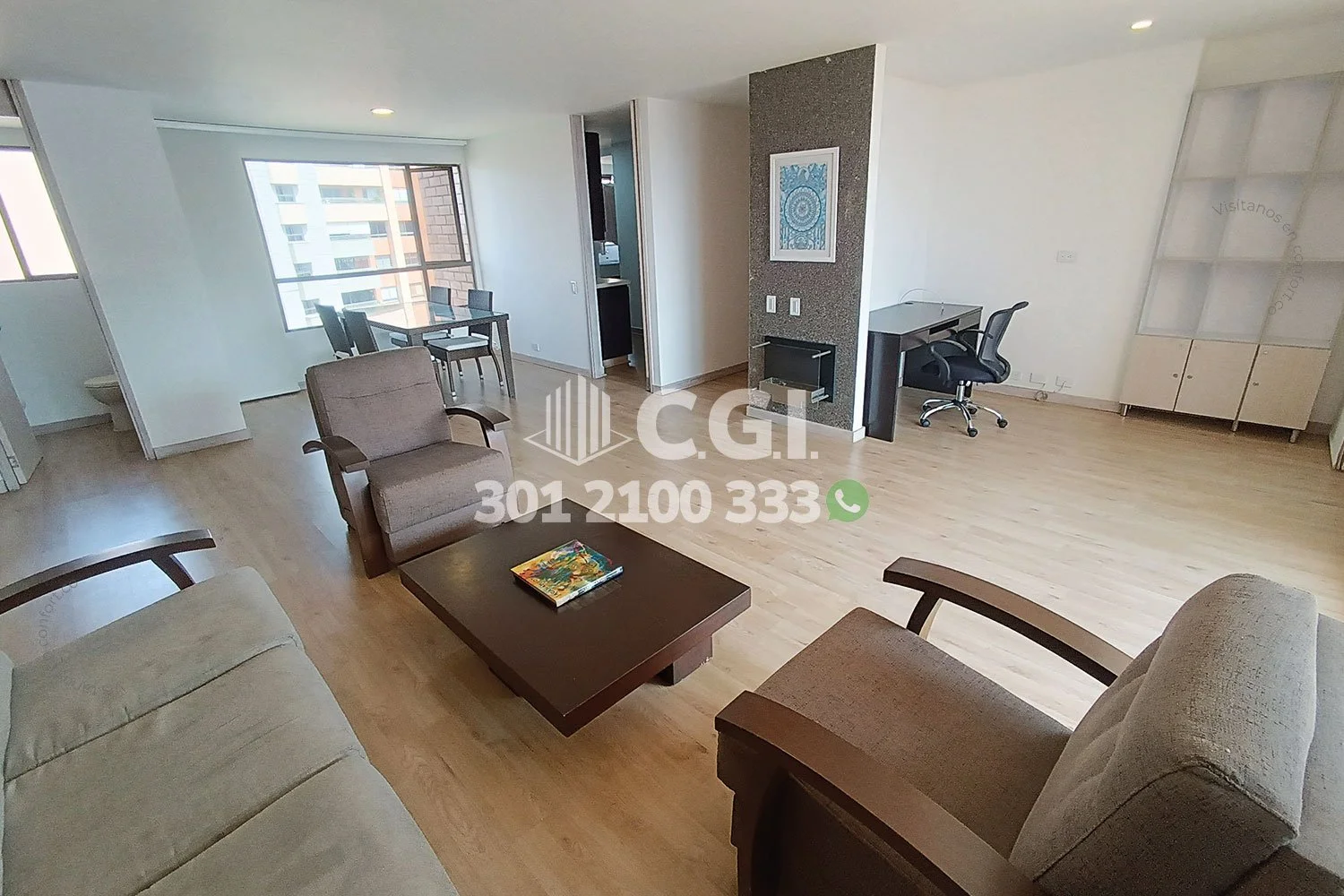 APARTAMENTO AMOBLADO EN LAS SANTAS - EL POBLADO 5201251 COP/USD — foto 4