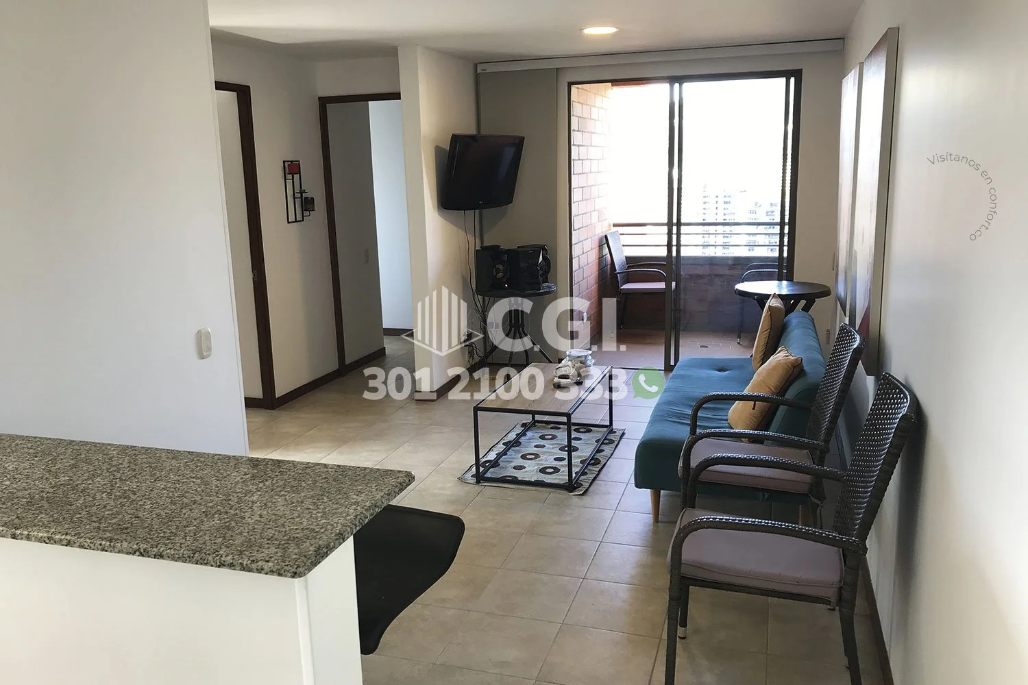 APARTAMENTO AMOBLADO EN LOS PARRA - EL POBLADO 5206241 COP/USD — foto 2