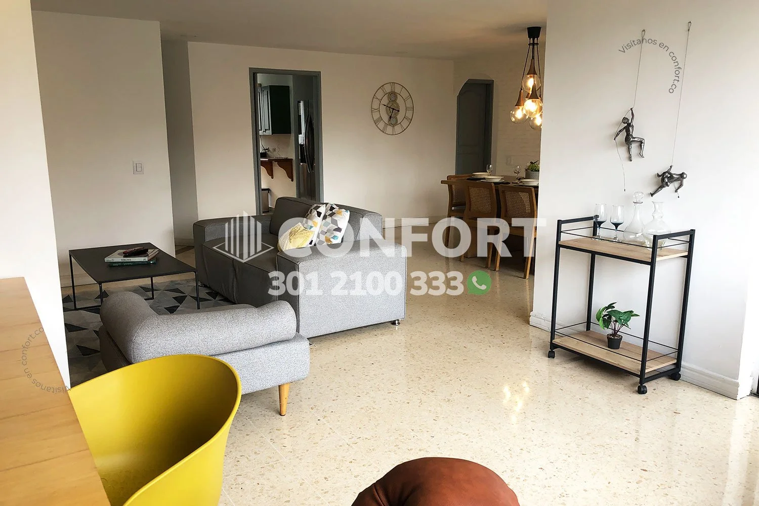 APARTAMENTO AMOBLADO EN ALEJANDRÍA - EL POBLADO 5303251 COP/USD — foto 4