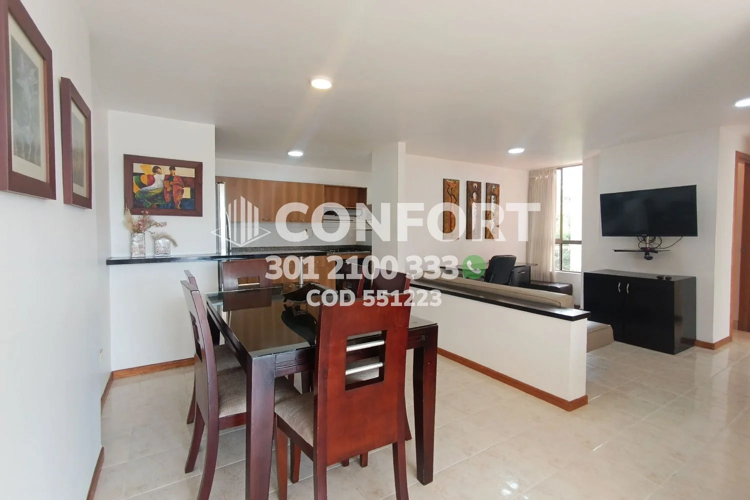 APARTAMENTO EN EL CAMPESTRE - EL POBLADO 551223 COP/USD — foto 2