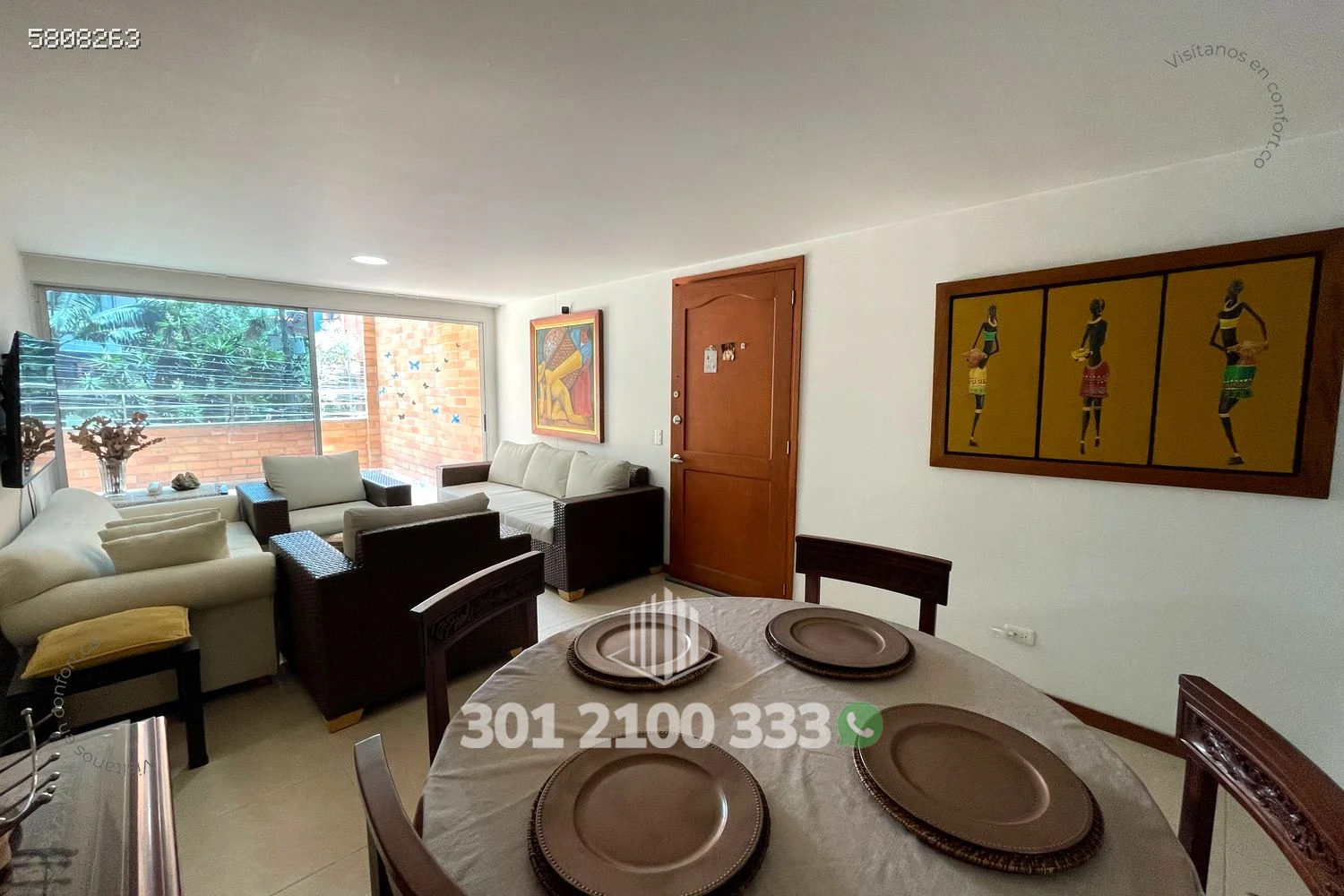 APTO AMOBLADO EN LAS ACACIAS - MEDELLÍN 5808263 — foto 2
