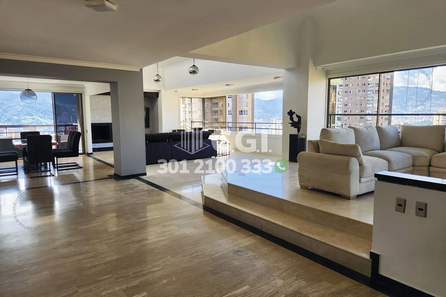 PENTHOUSE AMOBLADO EN LA VISITACIÓN - EL POBLADO 6010241 COP/USD — foto 2