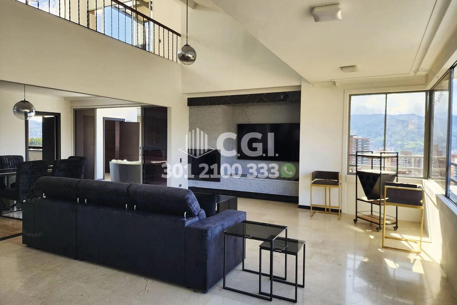PENTHOUSE AMOBLADO EN LA VISITACIÓN - EL POBLADO 6010241 COP/USD — foto 4