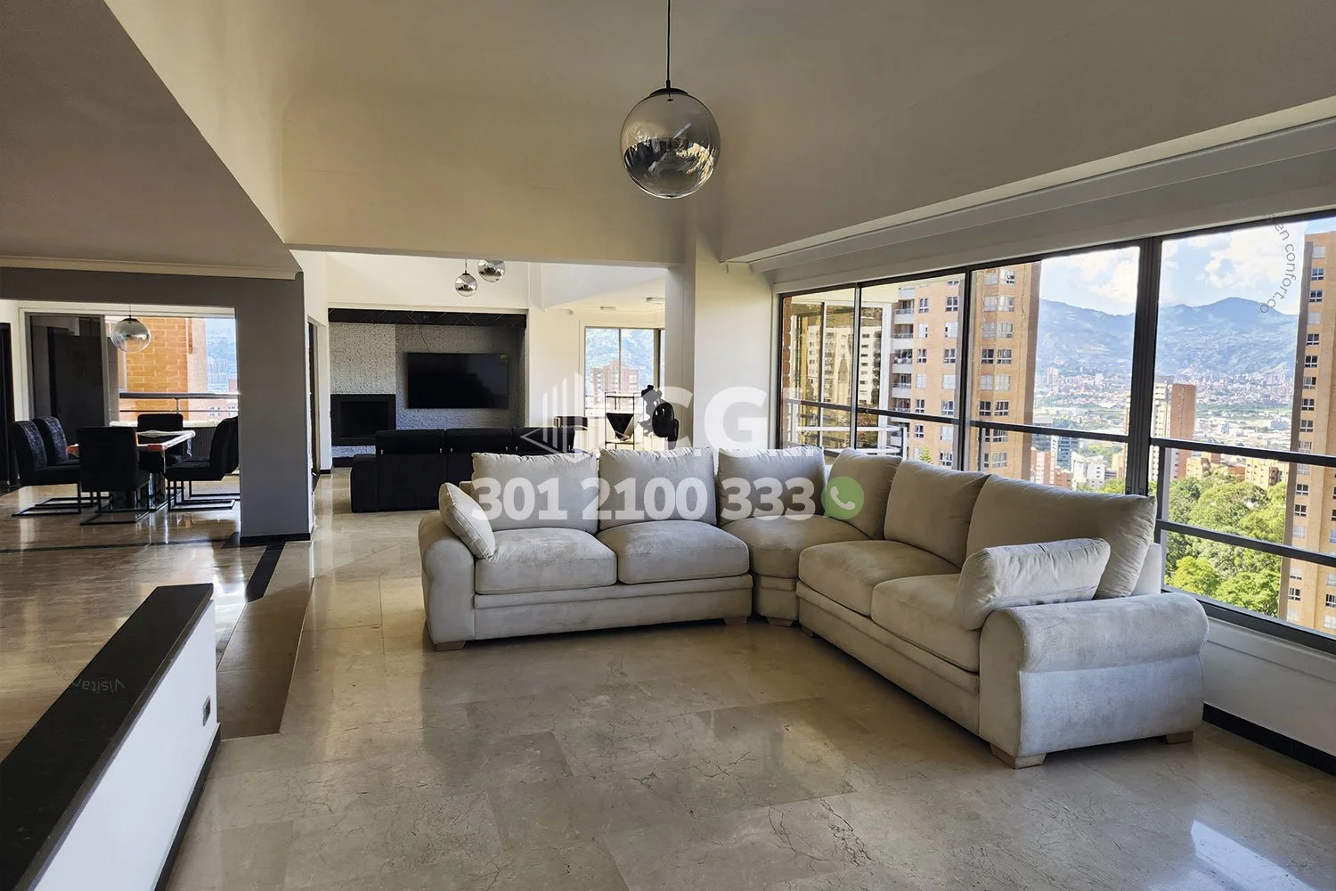 PENTHOUSE AMOBLADO EN LA VISITACIÓN - EL POBLADO 6010241 COP/USD — foto 3