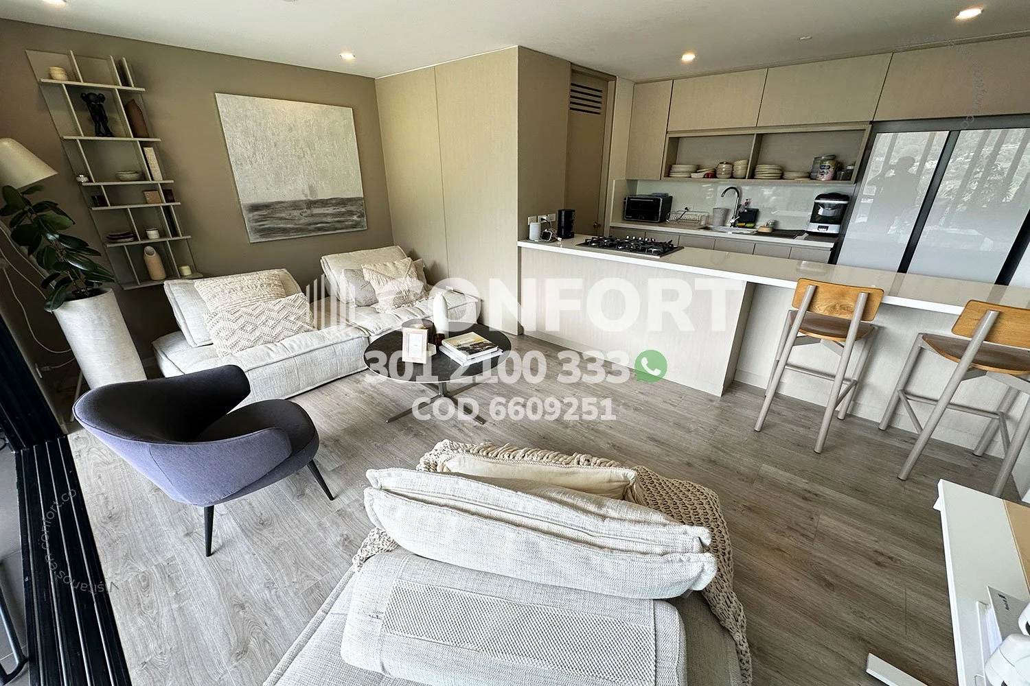 APARTAMENTO EN ALTOS DEL POBLADO 6609251 COP/USD — foto 3