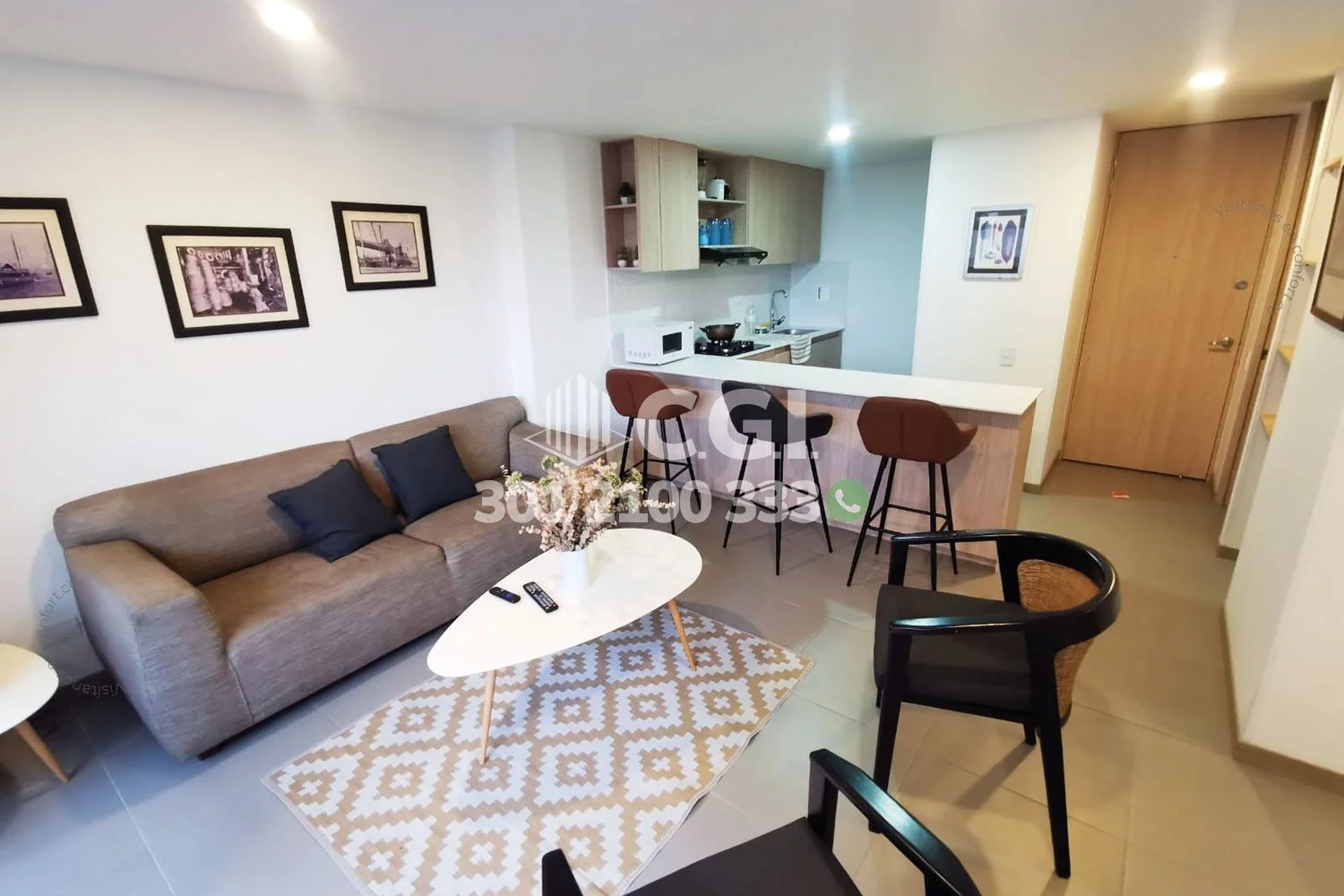 APARTAMENTO AMOBLADO EN GUAYABAL 6806246 — foto 2