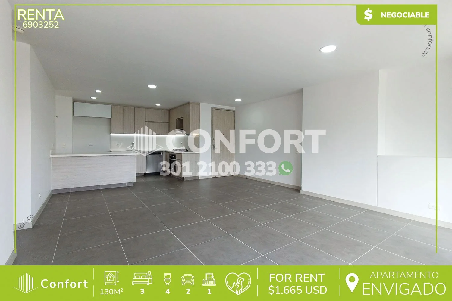 APARTAMENTO EN LA LOMA DEL ESCOBERO - ENVIGADO 6903252 COP/USD — foto 1