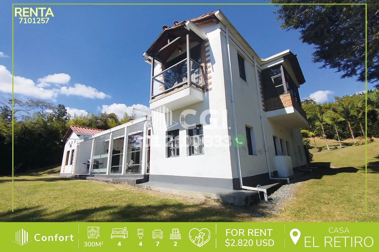 CASA EN EL RETIRO - ANTIOQUIA 7101257 COP/USD — foto 1