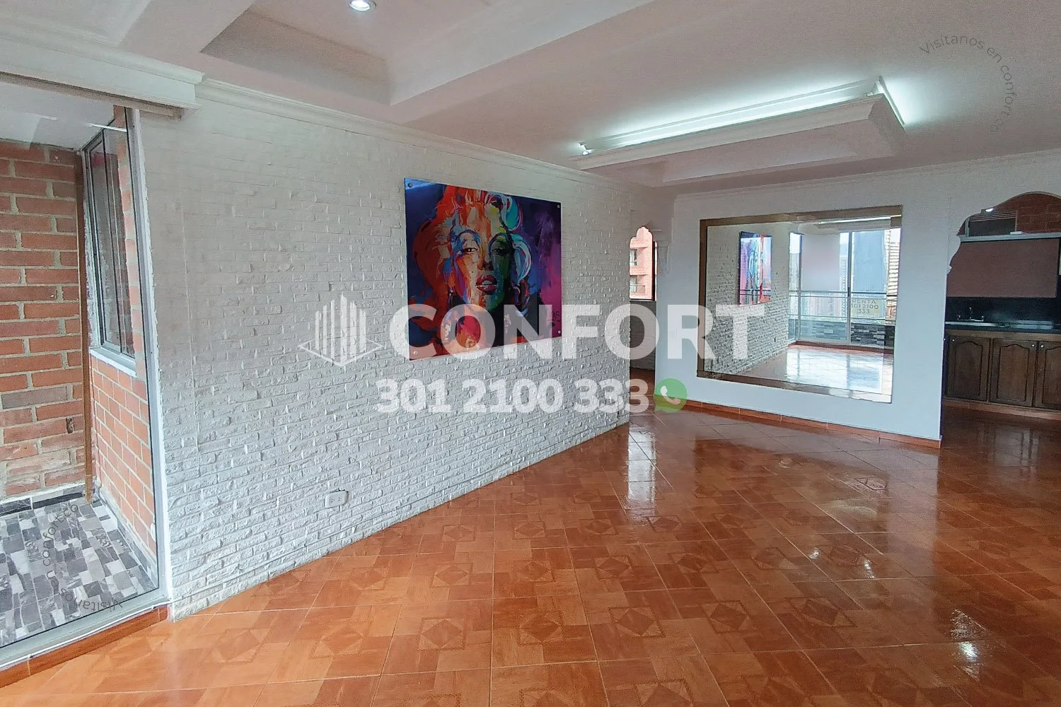 APARTAMENTO EN CASTROPOL - EL POBLADO 7303251 COP/USD — foto 4