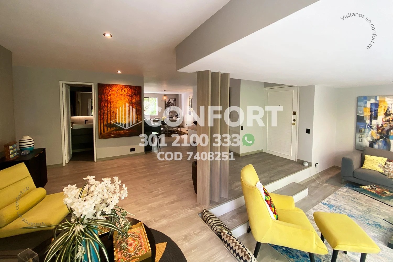 APARTAMENTO EN EL TESORO - EL POBLADO 7408251 COP/USD — foto 4